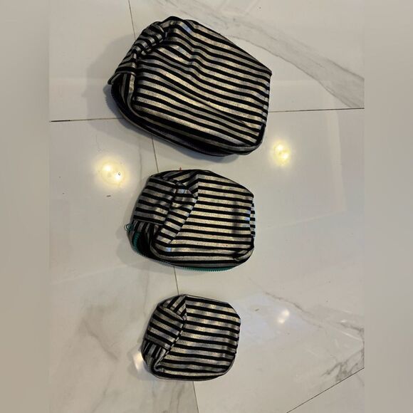 3 set striped cosmetics case #18 - Picture 1 of 4